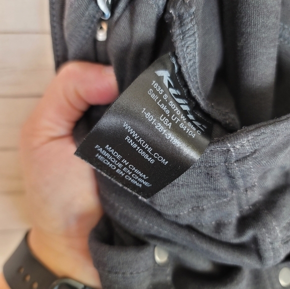 Kuhl Mova Straight Leg Pants in Gray, sz 4 - Picture 8 of 12